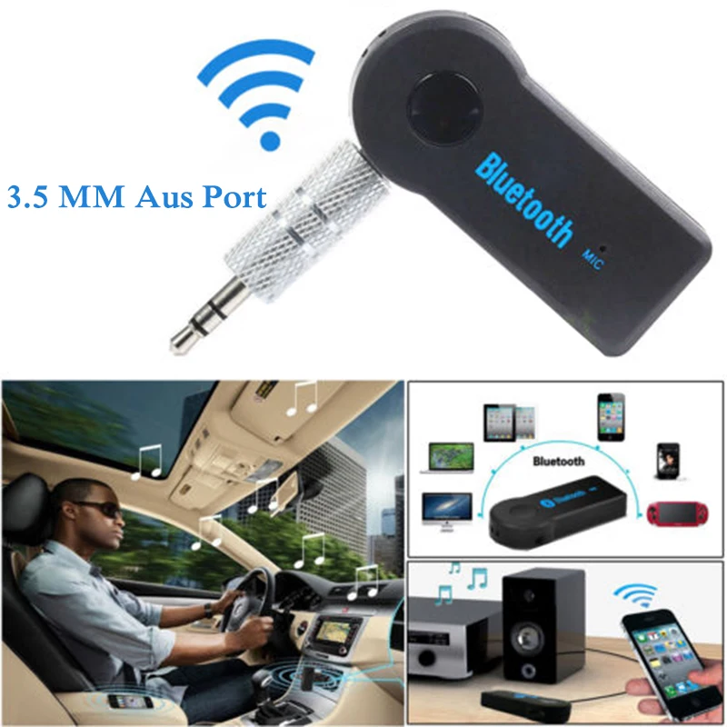 

3.5mm Wireless Bluetooth Receiver LV-B01 Bluetooth Audio Music Connectors Bluetooth 3.1 Adapter Car Aux Receptor Kit P20