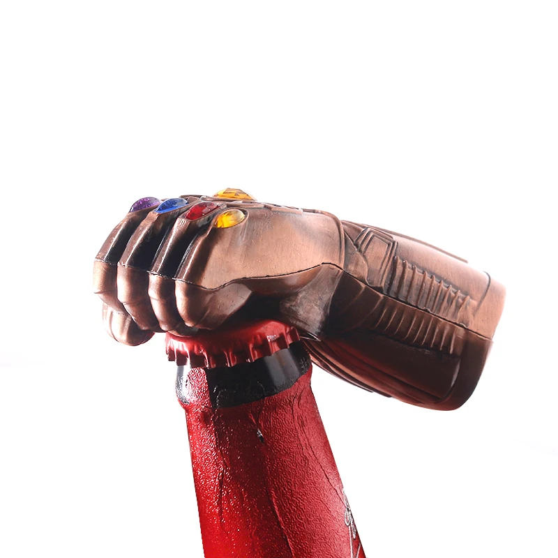 

2019 NEW Marvel Avengers 4 Thanos Infinity Gauntlet Beer Opener Keychains Unique Personalized Jewelry Souvenir