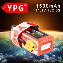 YPG 11.1 В 1500 мАч 70c 3 S Lipo Батарея для Радиоуправляемый вертолет автомобиль самолетов Дистанционное управление Модель Quadcopter