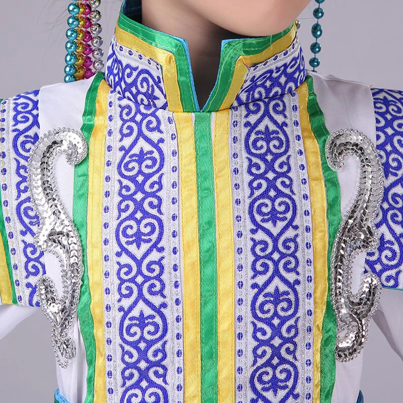 Костюм для китайского народного танца для девочек, детские костюмы для национального танца для мальчиков, детская одежда для сцены, одежда для детей