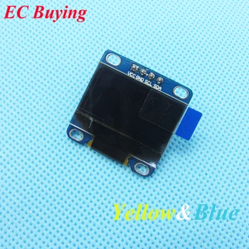 

1 piece 0.96" Yellow +Blue 0.96 Inch OLED Module New 128X64 OLED LCD LED Display Module For Arduino 0.96" IIC I2C Communicate
