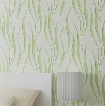 

wellyu Modern simple wallpaper living room non - woven wallpaper papel pintado stripes 3D thickening sofa TV wall tapety