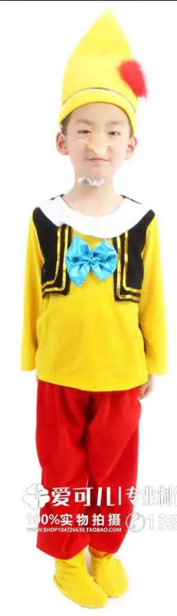 "Приключения Пиноккио"; карнавальный костюм; полный комплект - Цвет: Long Sleeve
