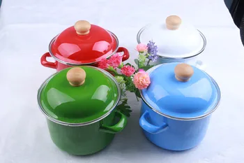 

16 cm thick enamel pot stew pot noodles with baby food supplement general gas cooker pot