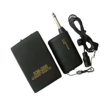 

Wireless Microphone Collar Clip-on Portable Lavalier Neck Mic System with FM Transmitter Receiver