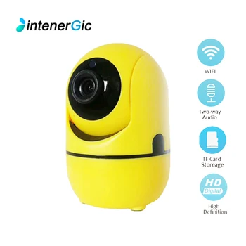 

1080p video surveillance secrity camera mini night vision camera Two way voice auto tracking wifi ip cam