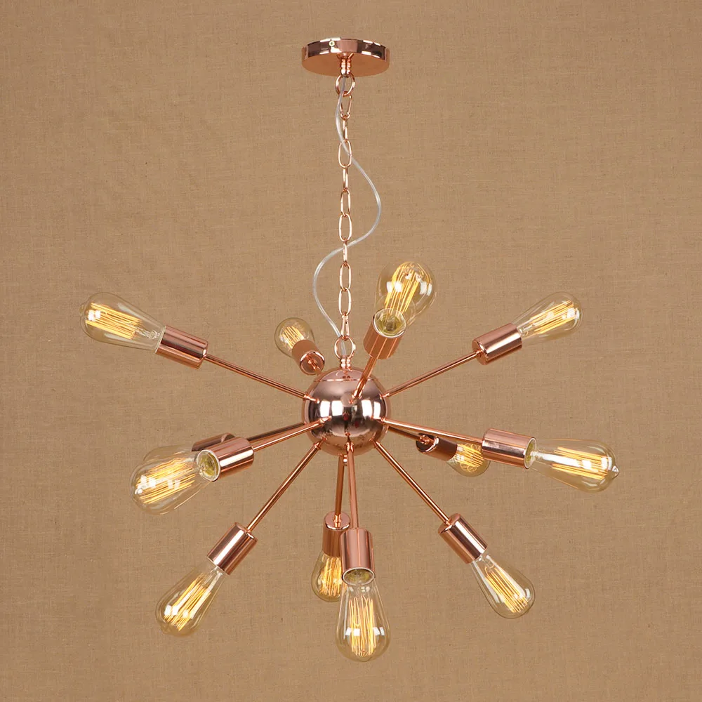 

American country industrial style pendant lamp led personality creative Hanging chain multi-head simple pendant lights MPL0017