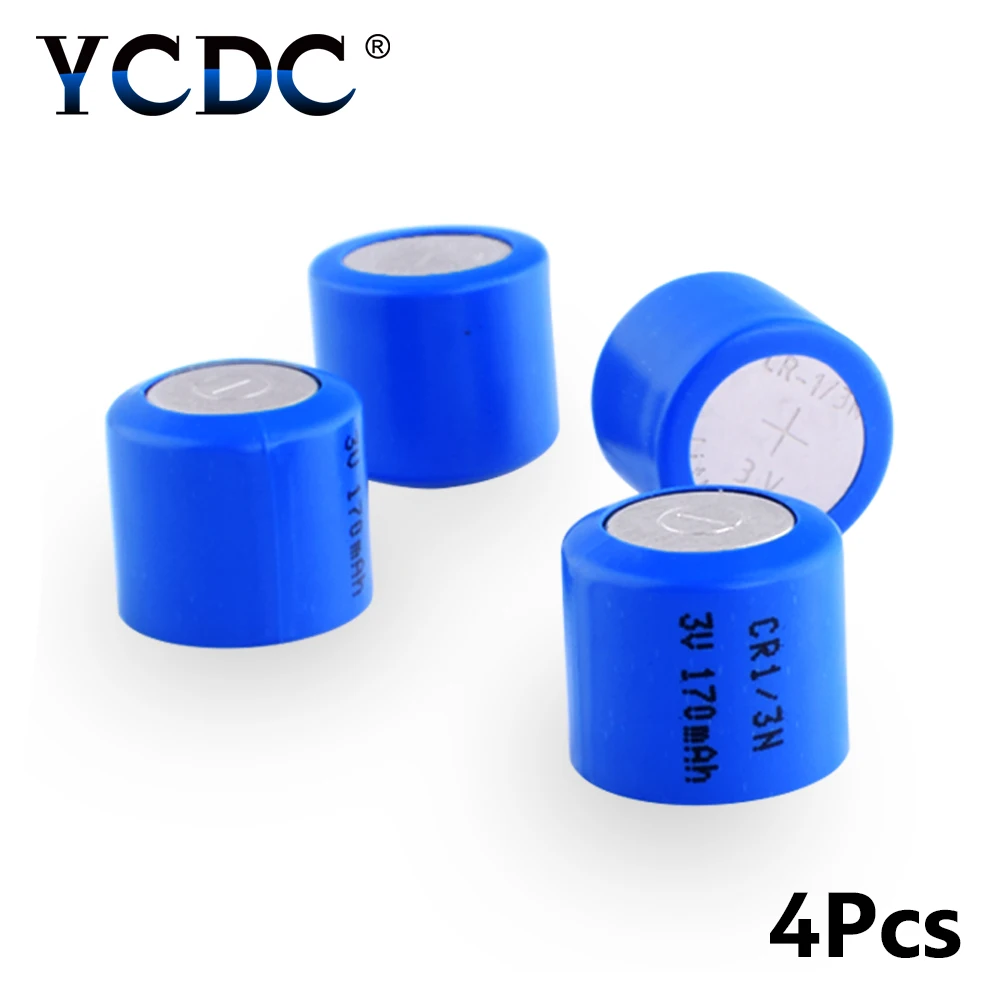 

YCDC 3V Lithium Cells 170mAh CR1/3N Button high-discharge high current Battery CR11108 DL1/3N 2L76 CR1 CR111 Batteries