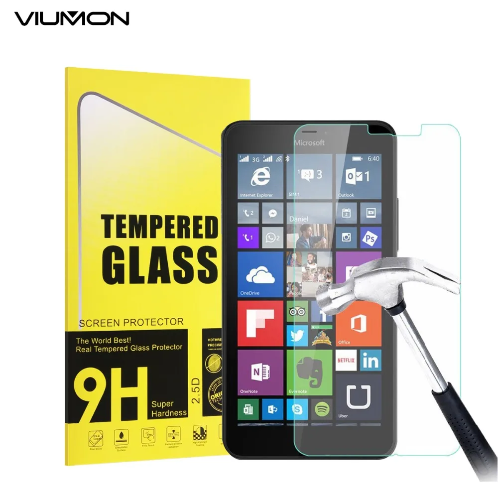 Закаленное стекло VIUMON для Microsoft Nokia Lumia 640 640XL XL 950 950XL 830 650 550 535 532 930 730 630 530 Защитная