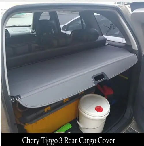 

High Qualit Car Rear Trunk Cargo Cover Security Shield Screen shade Fit For Para Chery Tiggo 3 2005-2018 BY EMS