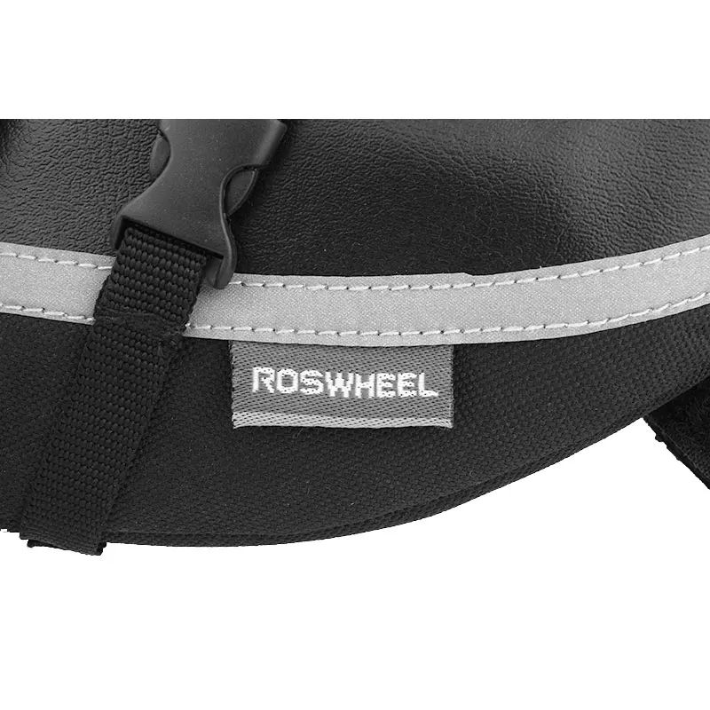 Top ROSWHEEL Bicycle Saddle Bag Seat Post Storage Tail Pouch Cycling  Road Bike Rear Pannier Bycicle Bolsa bisiklet aksesuar 13196 3