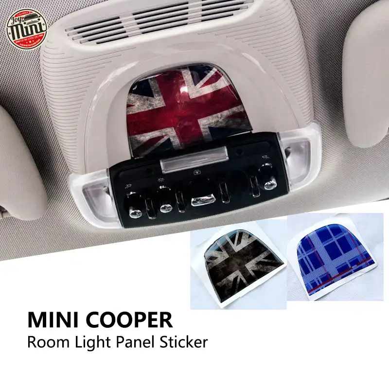 Mini Cooper автомобиль Настольная лампа Панель крышка Стикеры 3D интерьер крыши