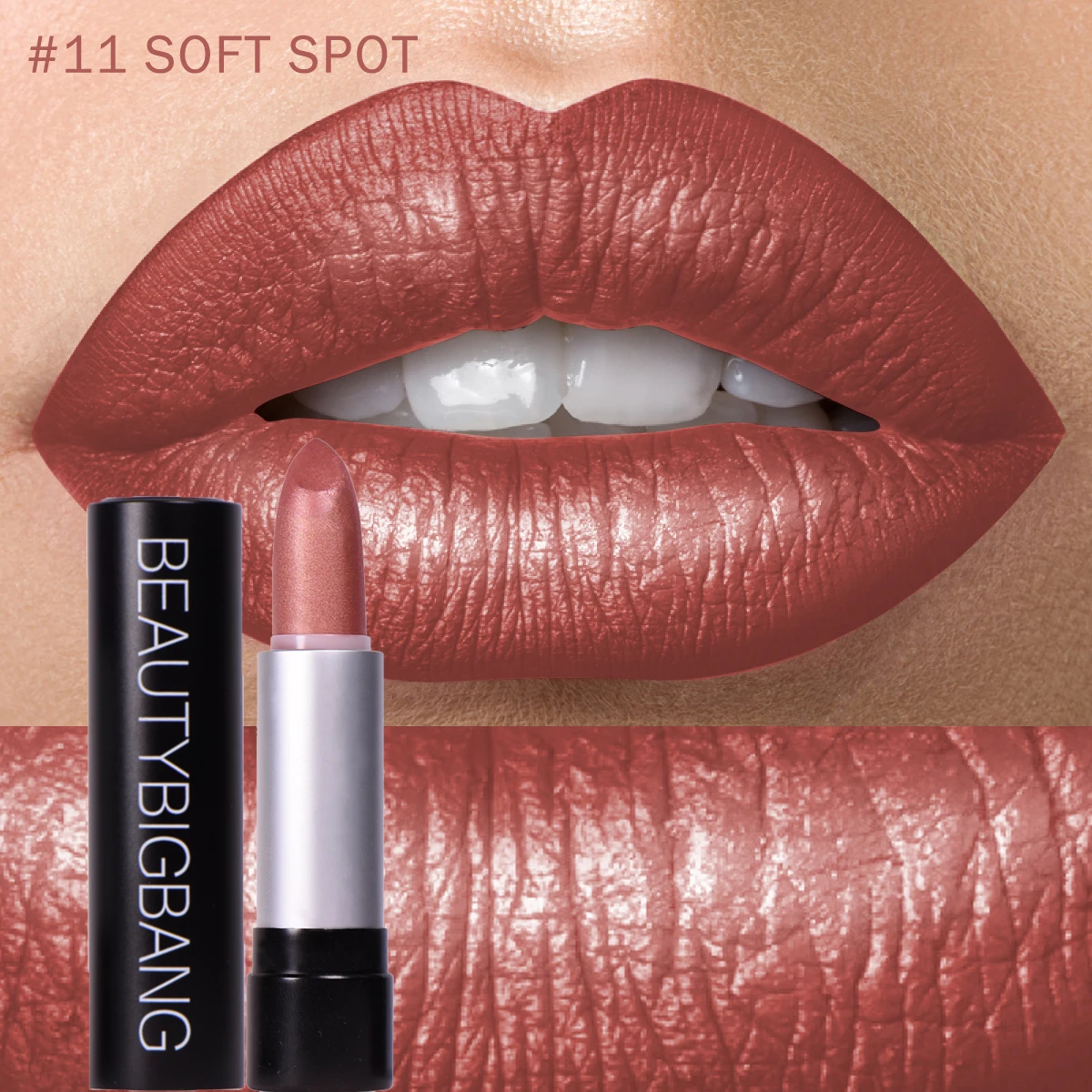 

BeautyBigBang Sexy Matte Lipstick For Women Pomade Metallic Lip Korean Cosmetics Makeup Maquiagem Nude Lips Batom Lipstick