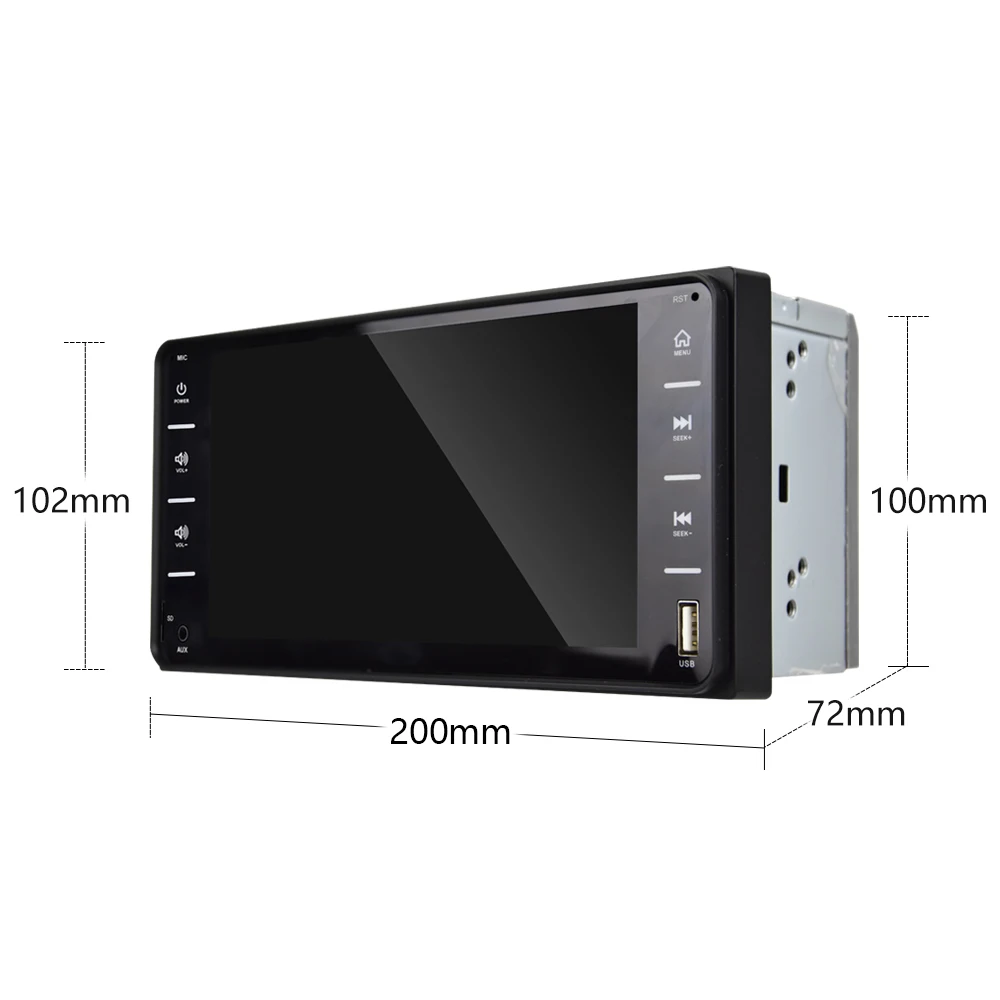 Podofo 2 Din Car Radio Universal Car Multimedia player 7'' Autoradio Mirror link Bluetooth Audio Radio Stereo For Toyota Corolla Podofo 2 Din Car Radio Universal Car Multimedia player 7'' Autoradio Mirror link Bluetooth Audio Radio Stereo For Toyota Corolla
