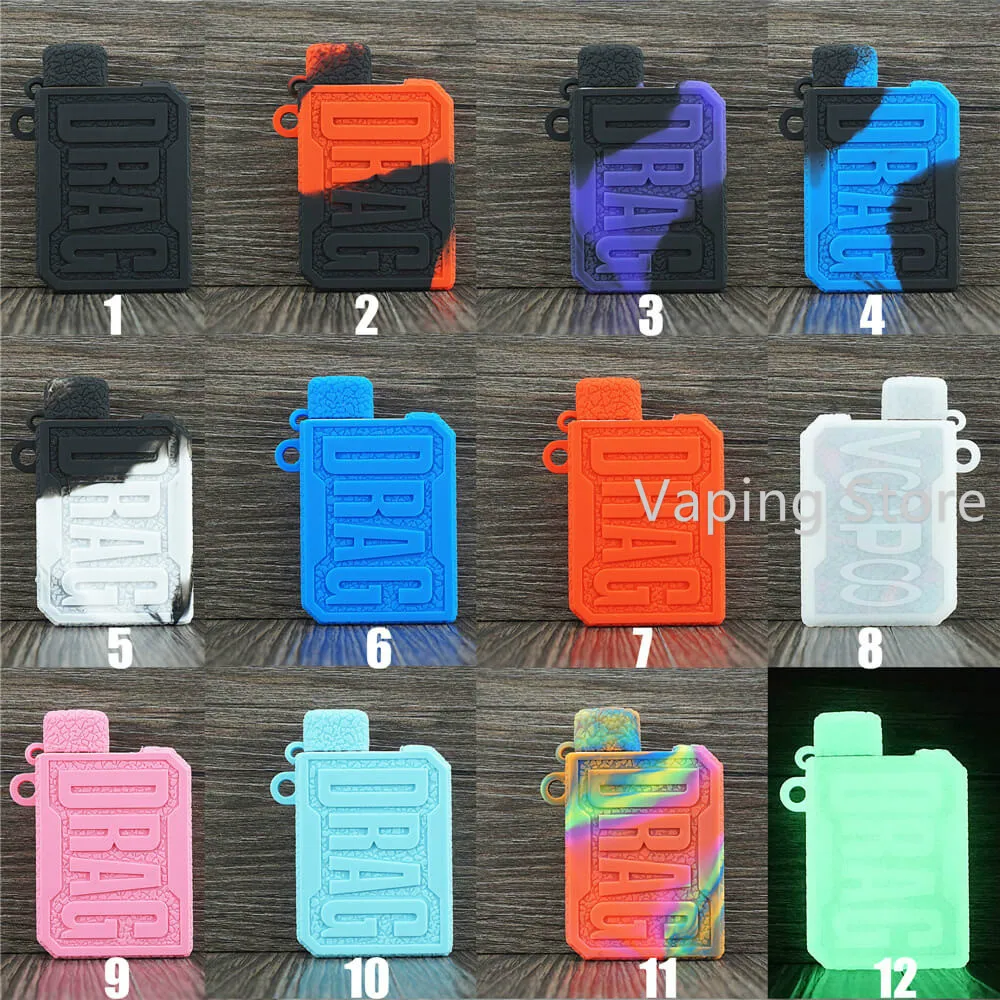 

Voopoo Drag Nano Silicone Case Protective Cover Shield Wrap Sleeve Skin With Lanyard Sling