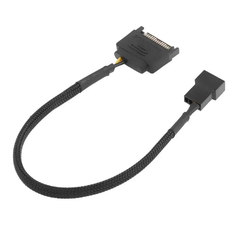 Удлинительный кабель для вентилятора питания 25 см SATA от 15pin до 3pin 4pin|Компьютерные