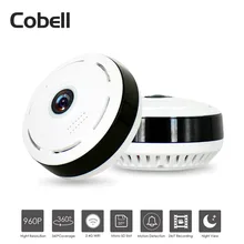 HD 960P Wifi IP Camera Home Security 360 Degree Panoramic Mini Camera CCTV Camera Night Vision Fish Eyes Lens IP Cam