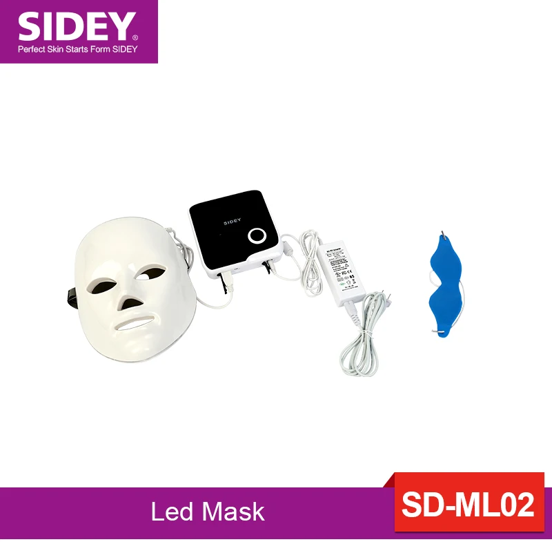 

SIDEY Micro Light LED Facial Mask With Neck Skin Rejuvenation Face Care Treatment Beauty Anti Acne Therapy Whitening Instrument