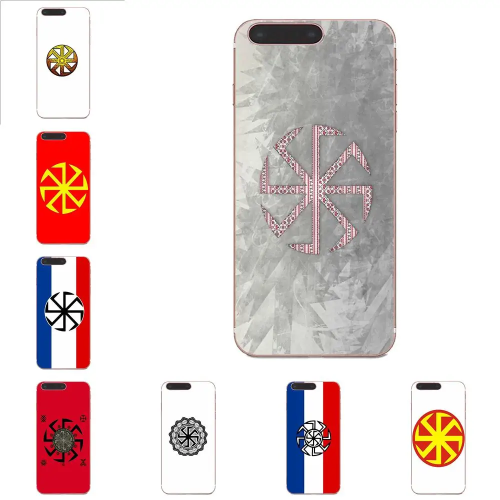 Viking Warrior славянский символ Коловрат для Xiaomi Note 3 4 Mi3 Mi4 Mi4C Mi4i Mi5 Mi 5S 5X 6 6X A1 Max Mix 2