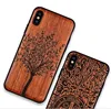 Coque arrière antichoc en TPU pour iPhone, étui mince en bois pour XS Max, XR, X ► Photo 2/6