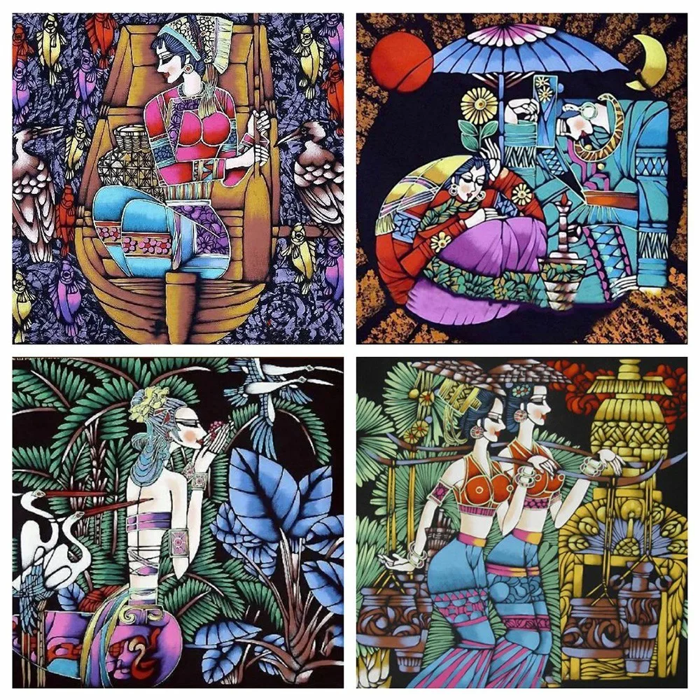 

HUACAN Diamond Embroidery Portrait 5D DIY Diamond Mosaic Diamond Painting Abstract Full Drill Square Picture Of Rhinestone