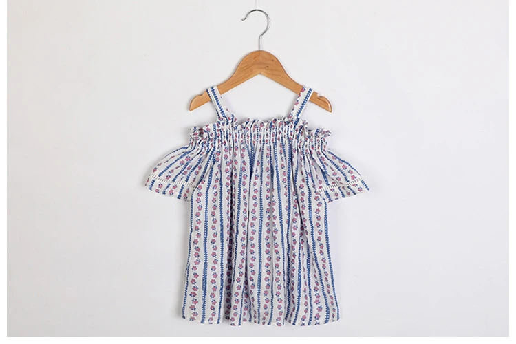 new summer 2018 cotton off shoulder baby blouses for big girls striped printed blouse children school shirt for kids tops clothing  4 5 6 7 8 9 10 11 12 13 14 15 years little big teenage girls fashion tops clothes kids shirts blouses  (6)