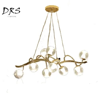 

Postmodern Living Room Chandelier Lighting Nordic Minimalist Luminaire Industriel Bar Hanging Lamp Suspension LED Lighting