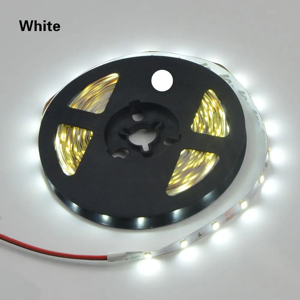 6 цветов DC 12 В 5 м 300 светодиодный s 2835 SMD более яркий, чем 3528 3014 SMD RGB светодиодный светильник, барная лампа по низкой цене, чем 5050 5630 SMD - Испускаемый цвет: White