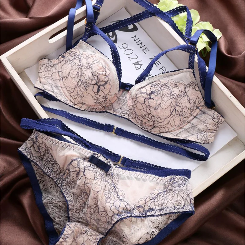 MINGMO 2018 Новая мода кружева вышивка белье красивая Back Bra тонкие Multi носить нижнее