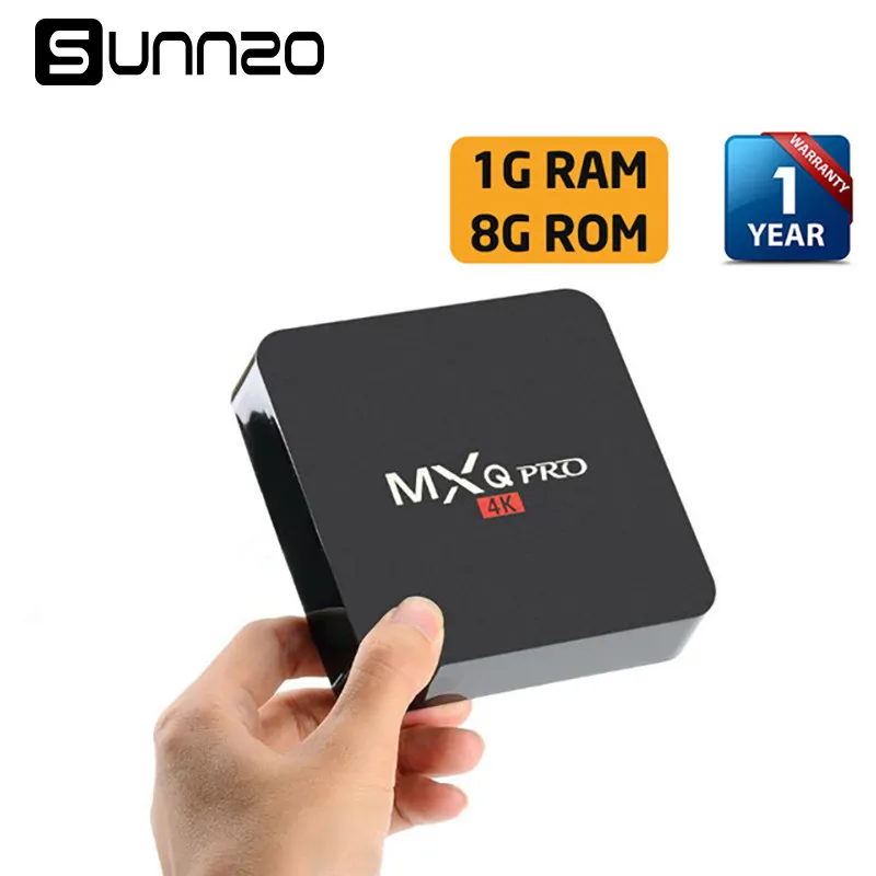 

MXQ PRO Android tv box Unlocked wifi set top box 1+8GB Stream Media Player Can Watch TV Movies ,Install Apps from Google Store