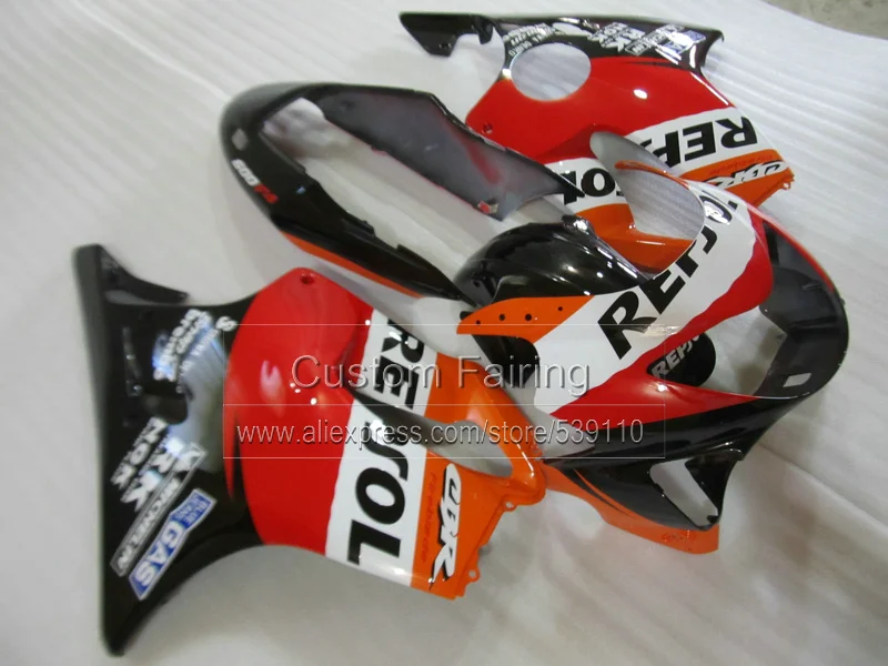 Красные Обтекатели для HONDA CBR600 f4 99 00 1999 2000 комплект обтекателей на вторичном рынке