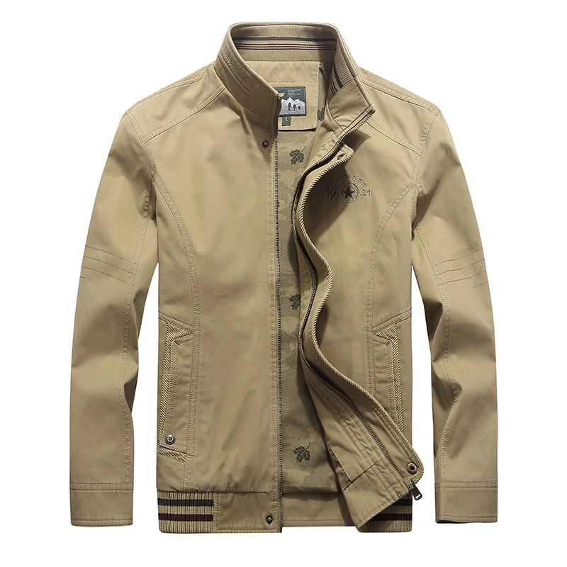 

2019 New Spring AFS JEEP jacket men bomber jacket veste homme tactical military mens jackets and coats plus size 4XL