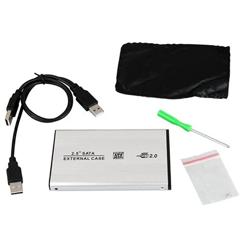 Portable USB 2.0 SATA Case 2.5 Inch Mobile External Hard Disk Drive HDD Enclosure Portable USB 2.0 SATA Case 2.5 Inch Mobile External Hard Disk Drive HDD Enclosure