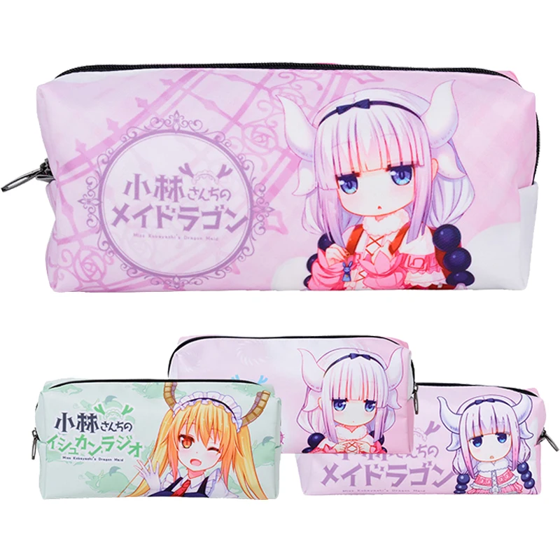 Аниме Kobayashi san Chi no Meidoragon Miss Дракон горничная Kanna Tohru Косплей ручка сумка Карандаш