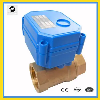

CWX-15 1'' DN25 electric ball valve DC12v motorized valve with two wires CR01 for water treatment,HVAC,water leak,water heater