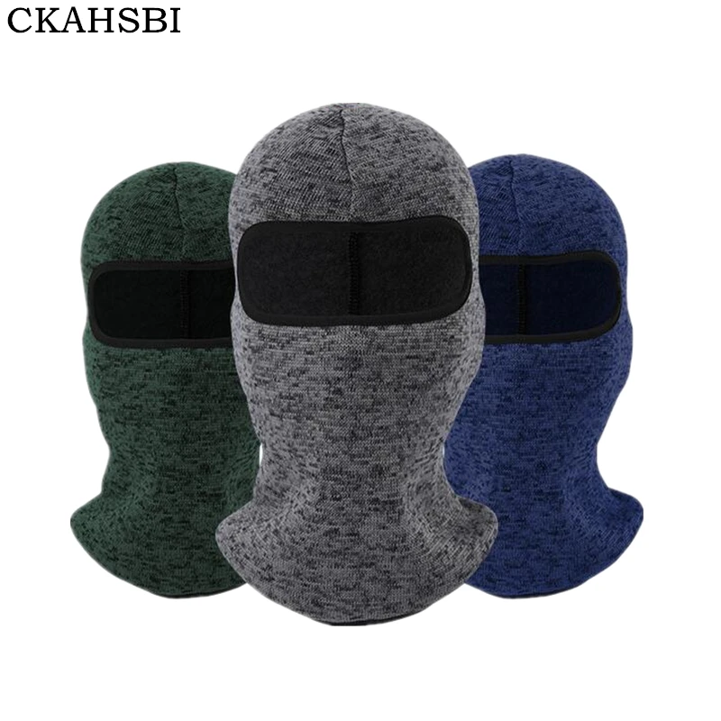 CKAHSBI велосипедная Зимняя Маска Флисовая теплая полная лицевая крышка защита от