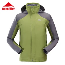 ROYALWAY One Pieces Весенняя Мужская походная куртка для активного отдыха мужская куртка с быстросохнущая охотничья одежда теплая куртка# ROM3049CS
