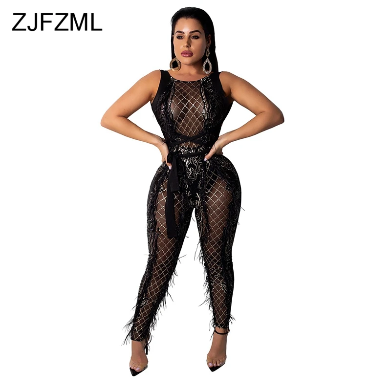 Buy Glitter Sequined Sexy Jumpsuits For Women 2018