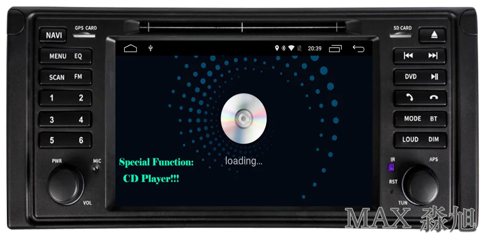 Sale 2G+16G GPS Navigation System Car DVD Player for BMW E53 X5 E39 M5 with Car Radio DAB+ Bluetooth swc free map 4G WIFI CD Player 11