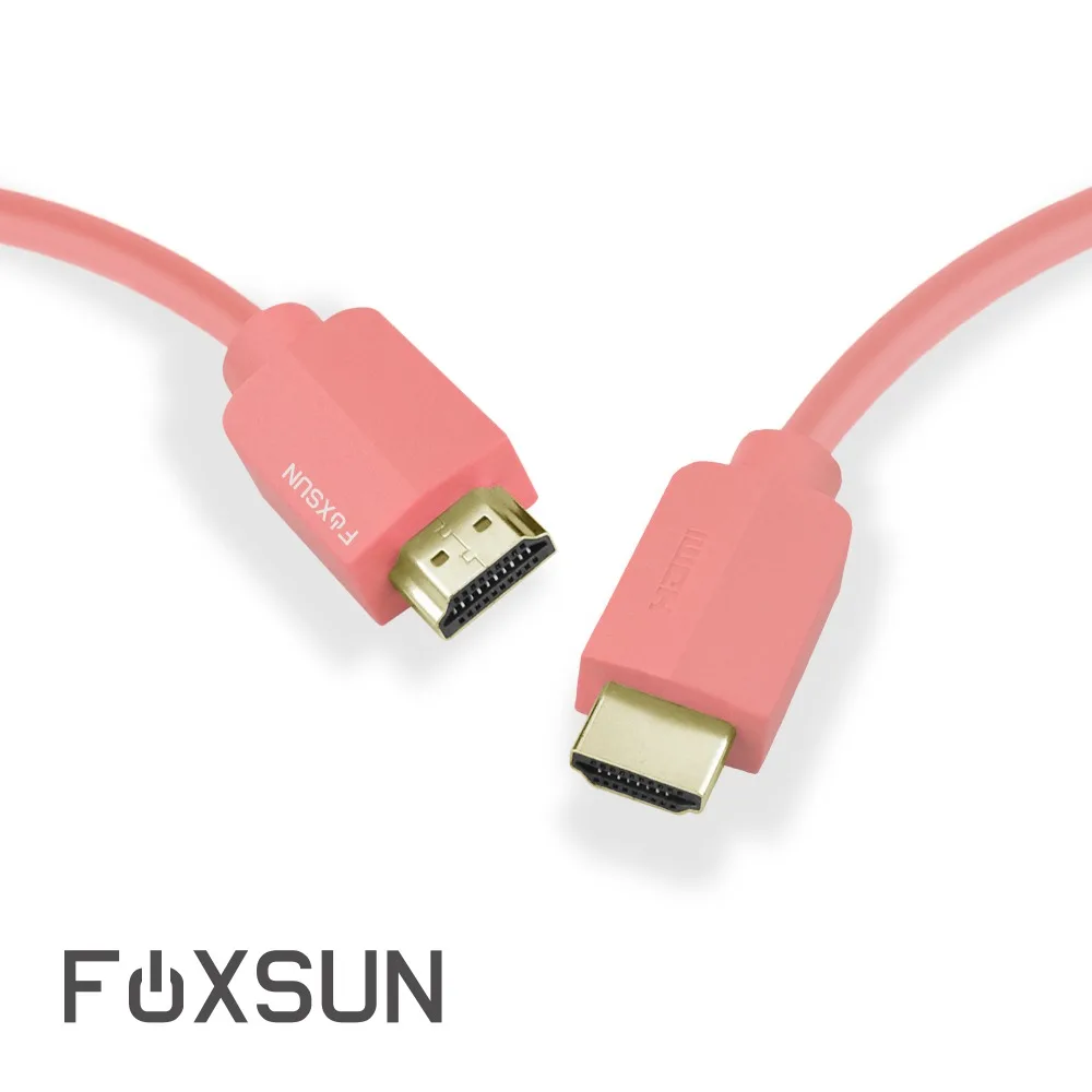 Кабель Foxsun HDMI 1 м высокоскоростной-Профессиональный HDMI к HDMI для 4 K Ultra HDTV, поддержка(4K@ 60 Гц, 1080 p FullHD, UHD/Ultra HD, 3D