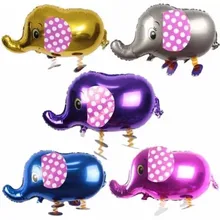 1 шт. воздушные шары в виде слона для детей и взрослых, украшения для вечеринки в честь первого дня рождения, детские игрушки