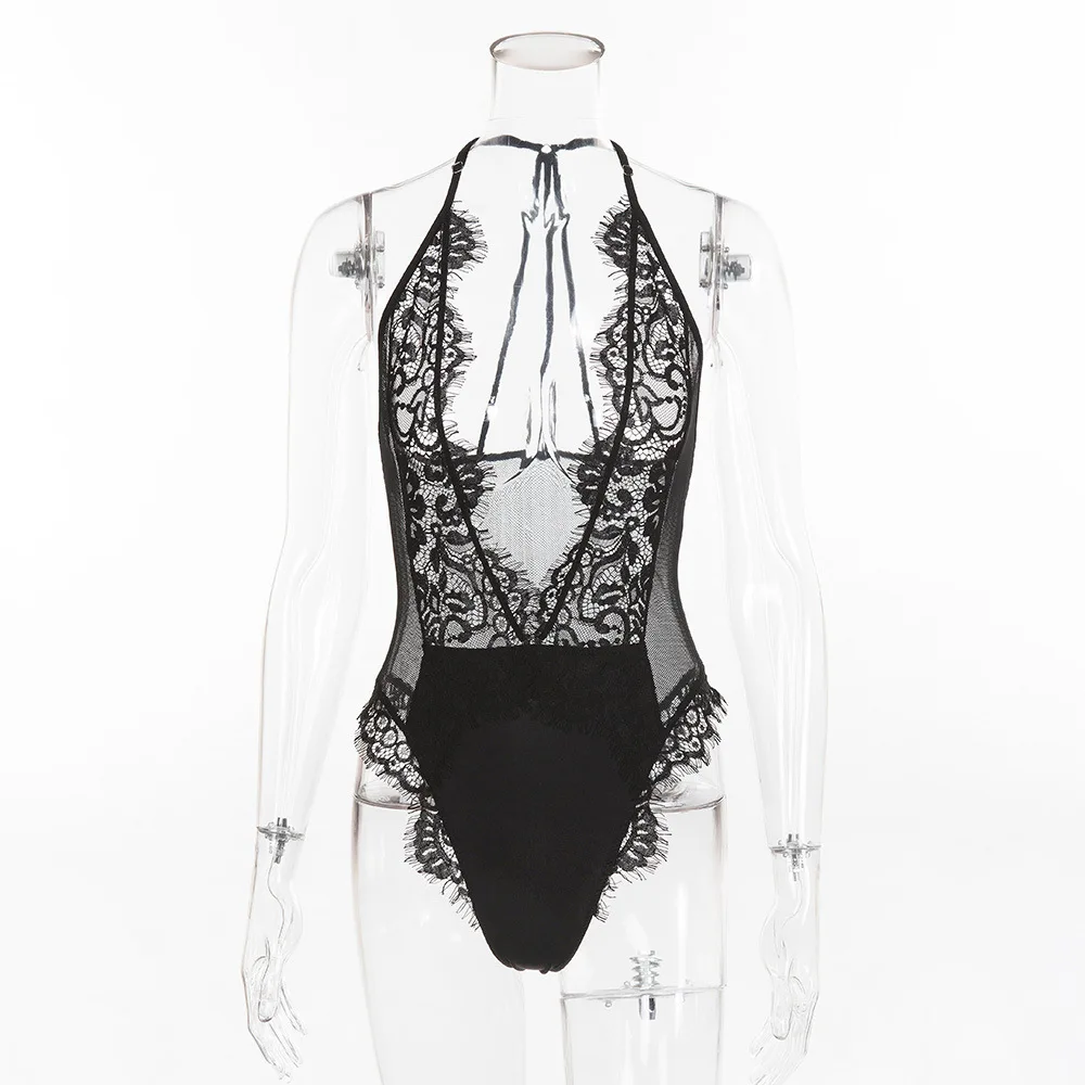 fashion nova black lace jumpsuit