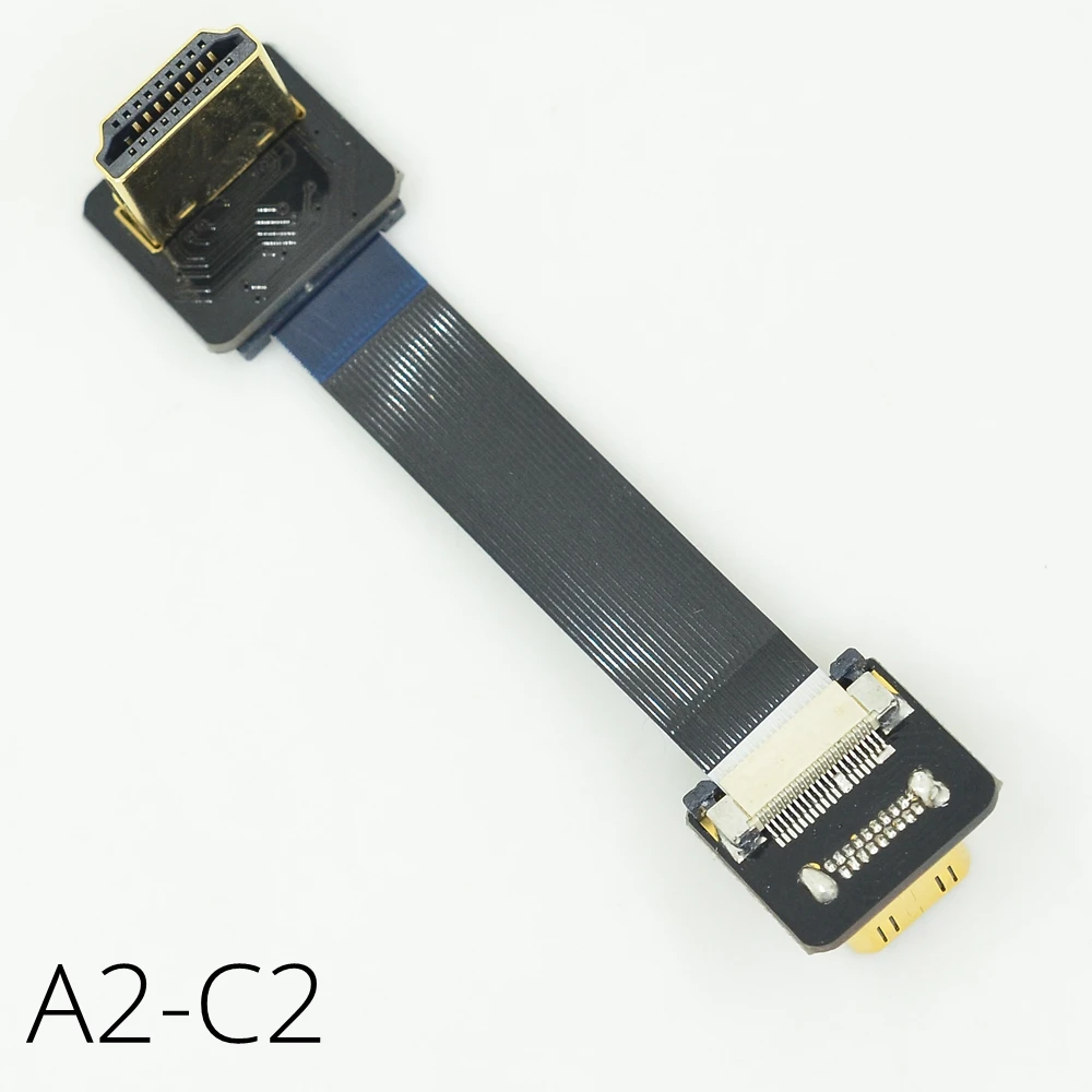 Кабель Mini HDMI FPV плоский гибкий кабель с подъемом под углом к C Type Ribbo для Gimbal Servo