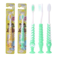 1 шт. мультяшный медведь мягкая детская зубная щетка гигиена полости рта для детей принадлежность для чистки