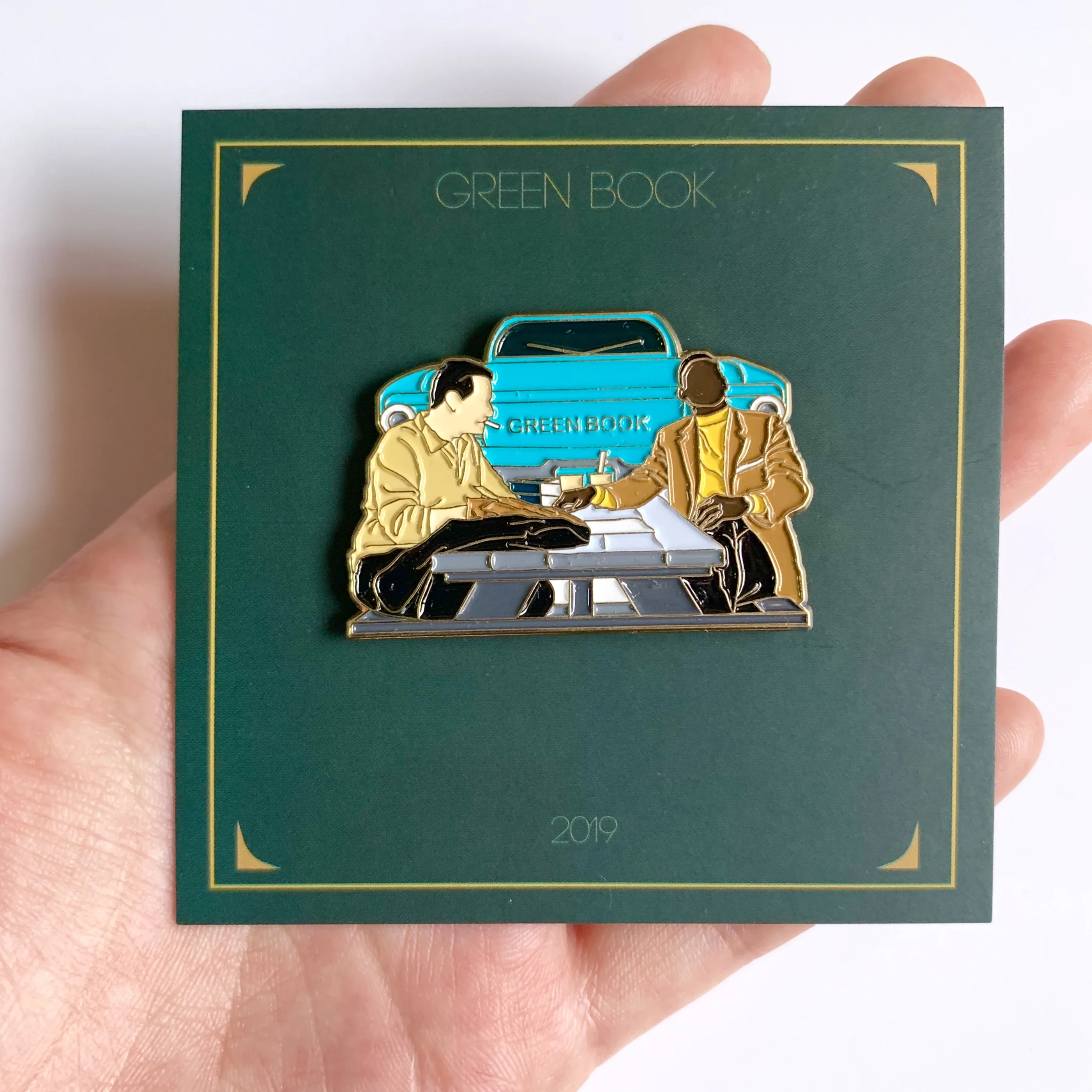 

Green Book Viggo Mortensen Peter Farrelly Metal Badge Pin Brooch Cosplay Collection Limit