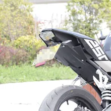 Короткий держатель номерного знака задней двери(нержавеющая) с светодиодный подсветкой для CFMOTO 250NK