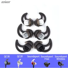 Peças de fones de ouvido para substituição, para bose soundsport, qc20 qc30, 3 pares/m/l