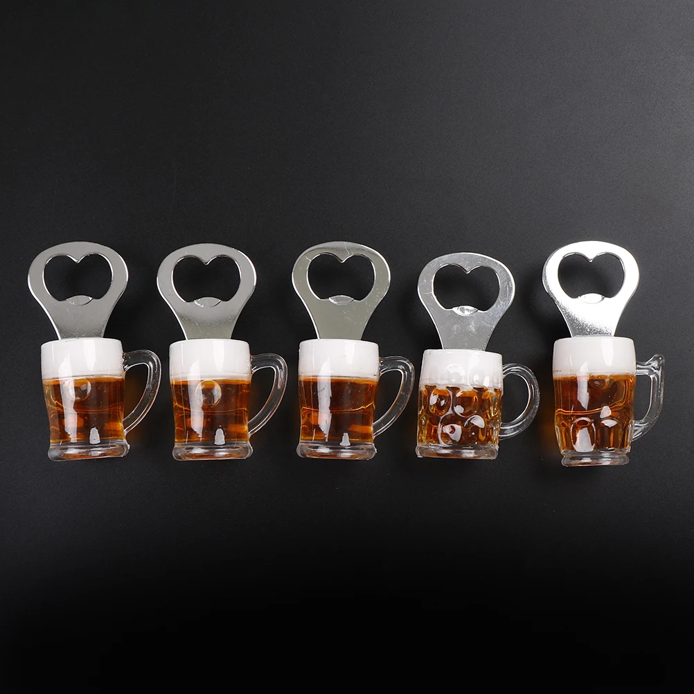 New Beer Cup Shape Fridge Magnet Beer Bottle Opener For Kitchen Bar Party Supplies 3.9cm*9cm