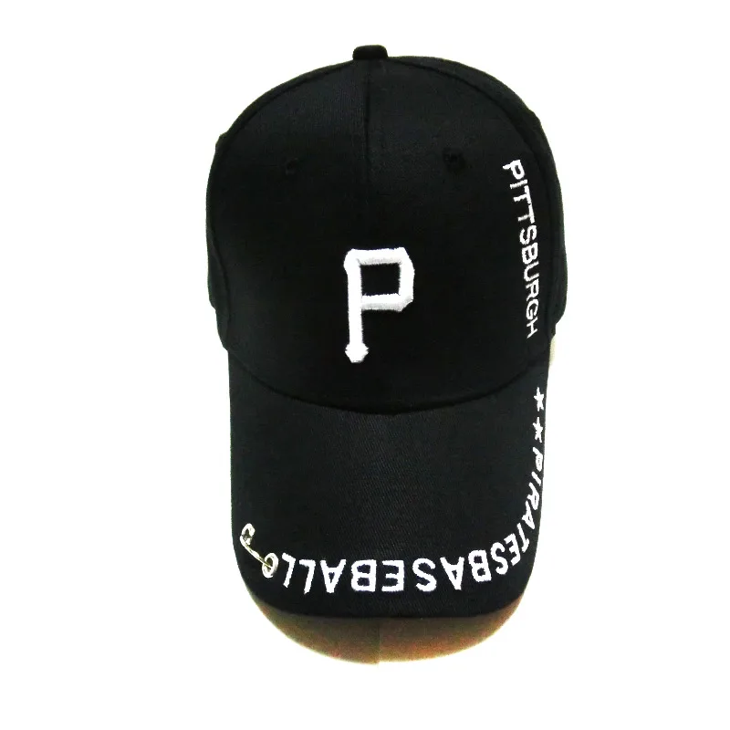 wuke embroidery letter P Curved baseball cap for men cotton casual snapback caps sun Hat for