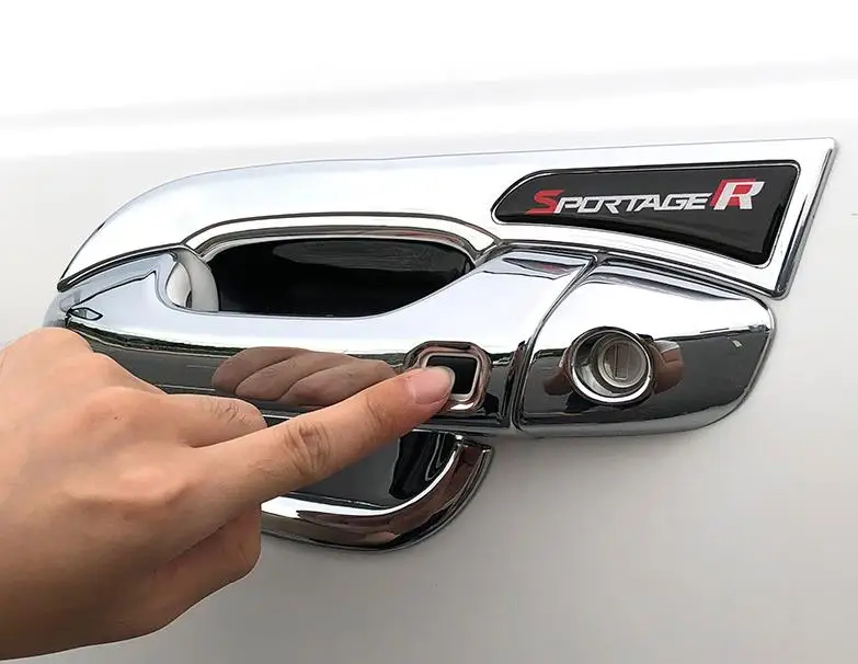 

for Kia Sportager 2018(inside + outside) door pull cover interior bowl circleInterior Mouldings Car-styling